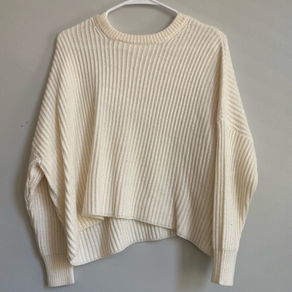 Cream Knit Sweater - Picture 1 of 3